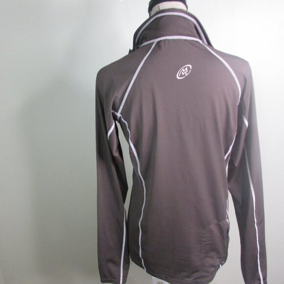 Cloudveil Pullover Jacket Top M Brown 1/2 Zip - Picture 9 of 12